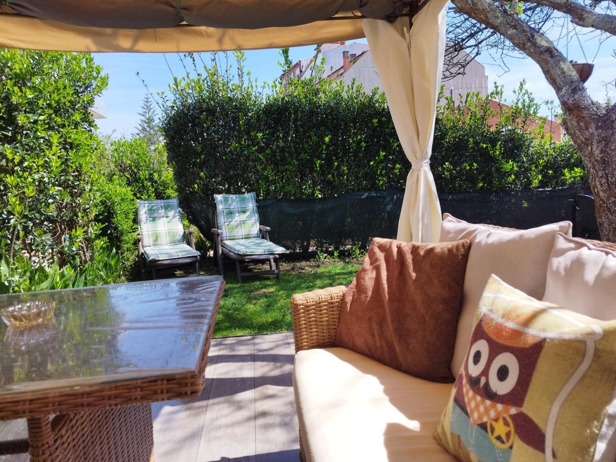 Jardin, Terraza Y Barbacoa Lejlighed O Grove Eksteriør billede