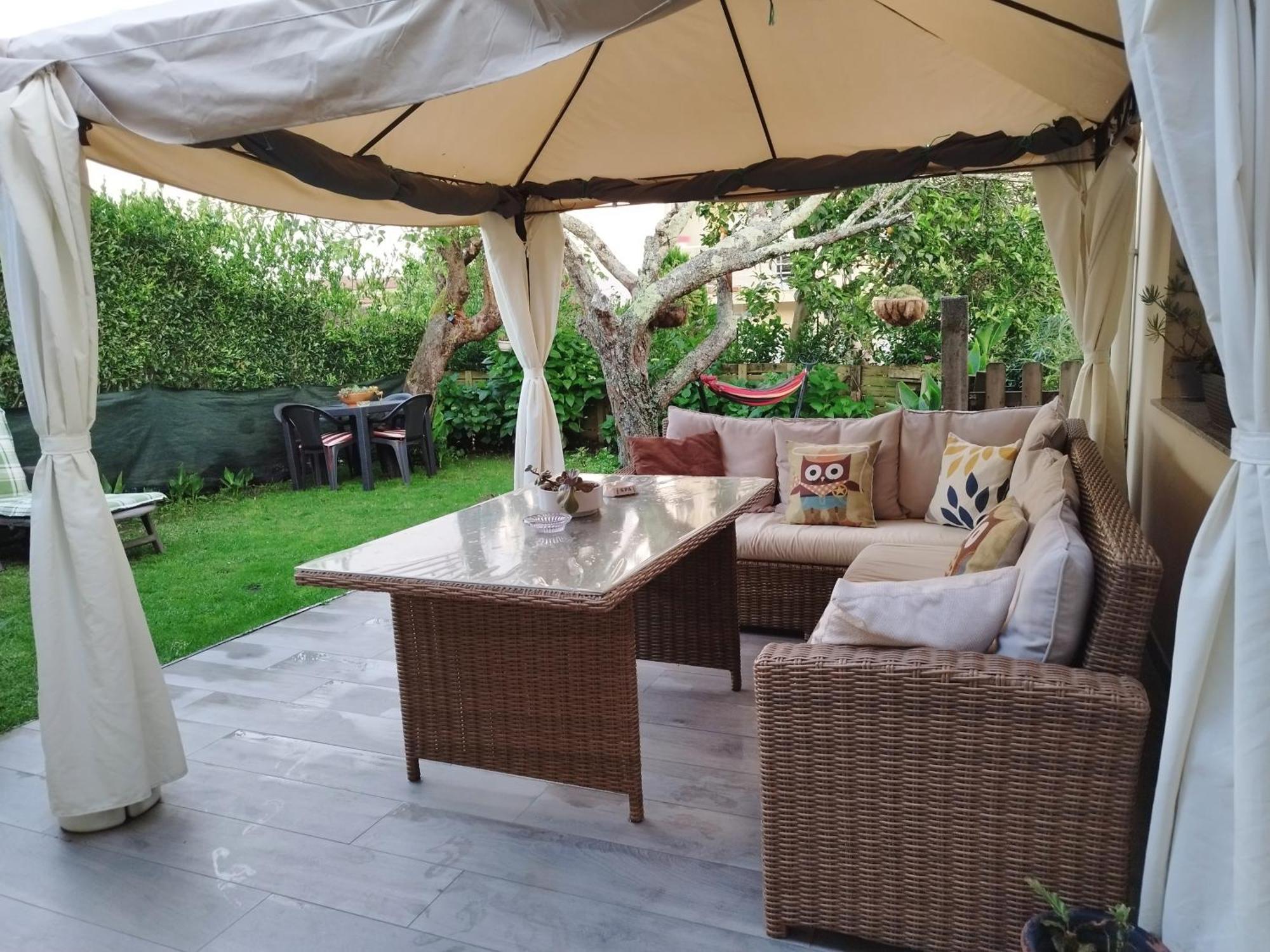Jardin, Terraza Y Barbacoa Lejlighed O Grove Eksteriør billede