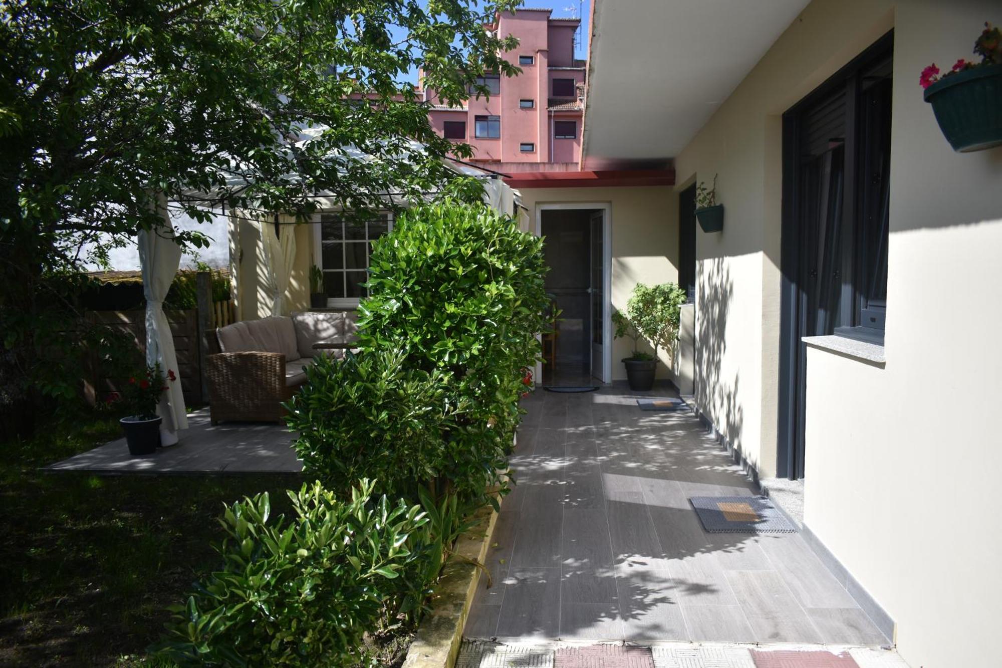 Jardin, Terraza Y Barbacoa Lejlighed O Grove Eksteriør billede